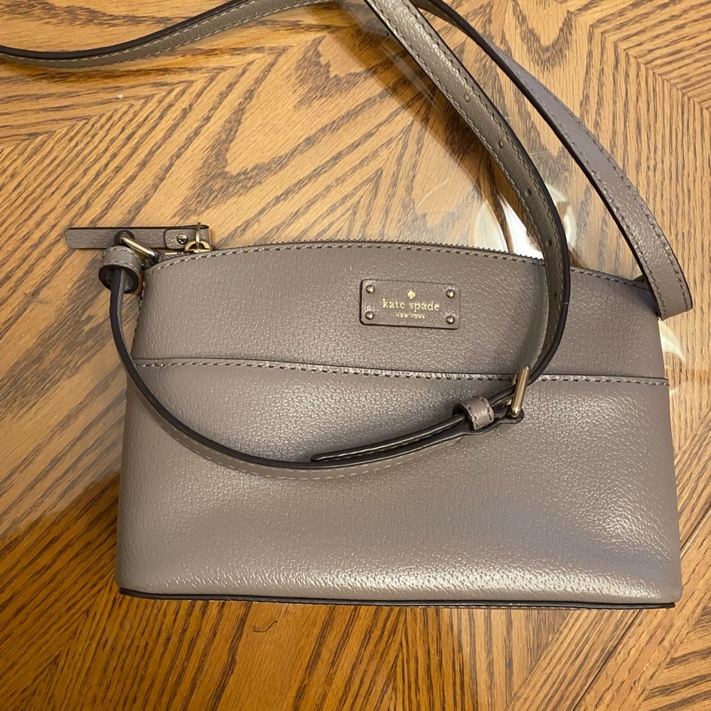 Kate Spade Chic Gray Crossbody Bag